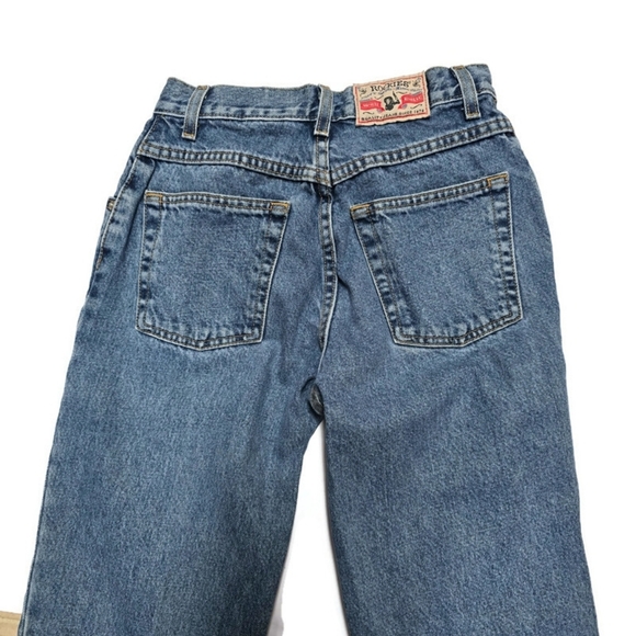 Rockies Jeans Juniors 3 Blue Slim Straight High Rise Denim Pockets RB74065001 - Picture 8 of 14